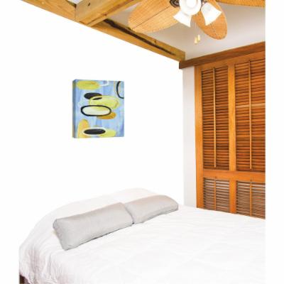 PTM Images 12 in. X 10 in. ''Golden Saucers'' Printed Canvas Wall Art, Multicolored