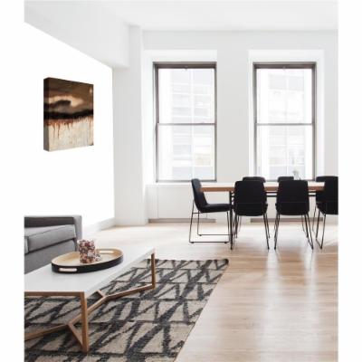 PTM Images 12 in. X 10 in.''Melting Brown II'' by Printed Canvas Wall Art, Multicolored