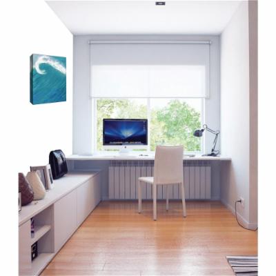 PTM Images 12 in. X 10 in.''Arraving Waves III'' by Printed Canvas Wall Art, Multicolored