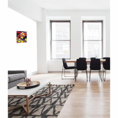 PTM Images 12 in. X 10 in. ''Colorful Circles Mix'' by Printed Canvas Wall Art, Multicolored
