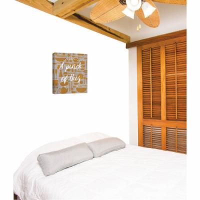 PTM Images 12 in. X 10 in. ''a Pinch of This'' by Printed Canvas Wall Art, Multicolored