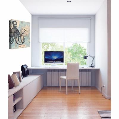 PTM Images 12 in. X 10 in.''the Wolrd II'' by Printed Canvas Wall Art, Multicolored