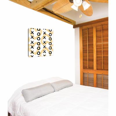 PTM Images 12 in. X 10 in. ''XOXO II'' by Printed Canvas Wall Art, Multicolored