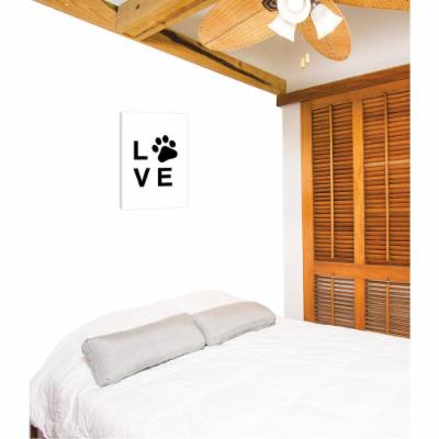 PTM Images 12.in X 10.in ''Cute Love'' by Printed Canvas Wall Art, Multicolored