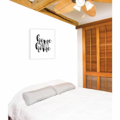 PTM Images 12.in X 10.in ''Home Sweet Home'' Printed Canvas Wall Art, Multicolored