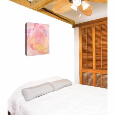 PTM Images 12 in. X 10 in.''Cotton Pink '' by Printed Canvas Wall Art, Multicolored