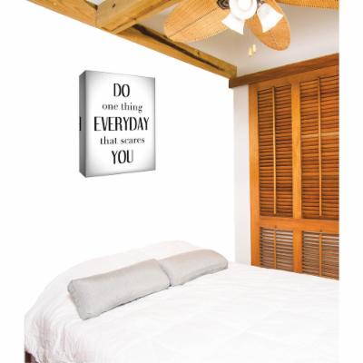 PTM Images 12 in. X 10 in.''Do One Thing Everyday '' by Printed Canvas Wall Art, Multicolored