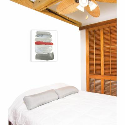 PTM Images 12.in X 10.in ''Greyburger'' by Printed Canvas Wall Art, Multicolored