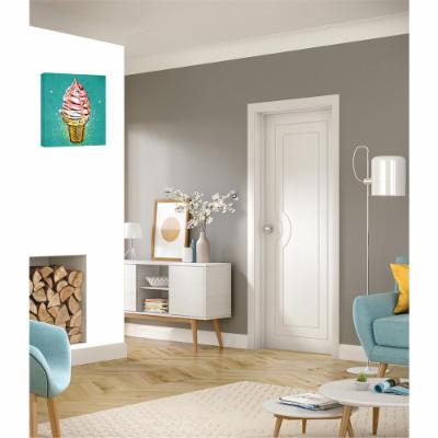 PTM Images 12.in X 10.in ''Syrup on Ice Cream I'' by Printed Canvas Wall Art, Multicolored
