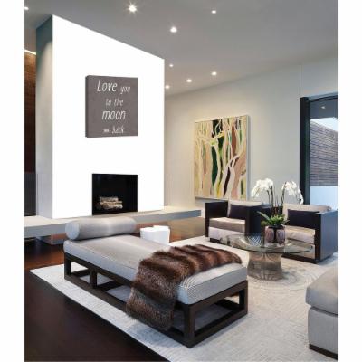PTM Images 12.in X 10.in ''Love You to the Moon I'' Printed Canvas Wall Art, Multicolored