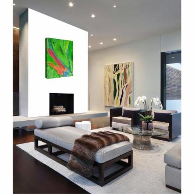 PTM Images 12 in. X 10 in.''River Maping II'' by Printed Canvas Wall Art, Multicolored