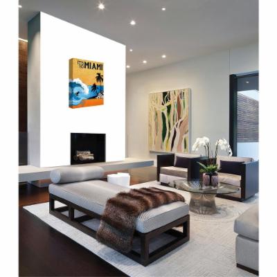 PTM Images 12 in. X 10 in.''It So Miami'' by Printed Canvas Wall Art, Multicolored