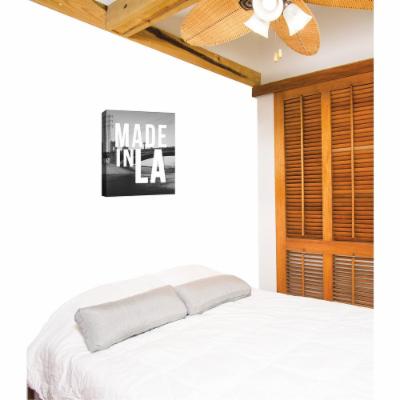 PTM Images 12 in. X 10 in. ''Made in LA'' Printed Canvas Wall Art, Multicolored