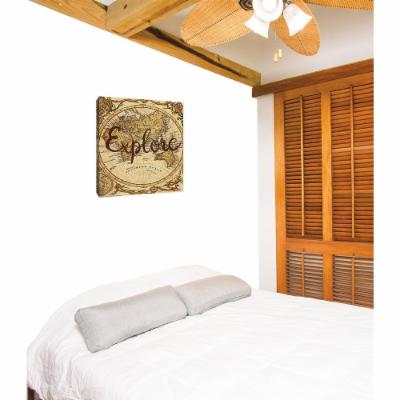 PTM Images 12 in. X 10 in. ''Explore'' by Printed Canvas Wall Art, Multicolored