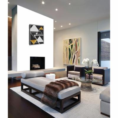 PTM Images 12 in. X 10 in. Triangle Dominace'' by Printed Canvas Wall Art, Multicolored