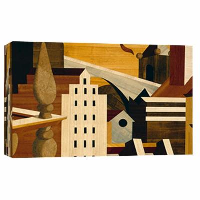 PTM Images 10 in. X 12 in. ''Modern Camelot'' Printed Canvas Wall Art, Multicolored