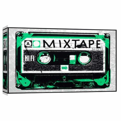 PTM Images 10 in. X 12 in. ''Mixtape'' Printed Canvas Wall Art, Multicolored
