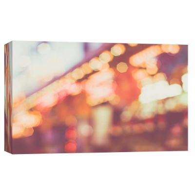 PTM Images 10 in. X 12 in. ''Blurred Lights 1'' Printed Canvas Wall Art, Multicolored