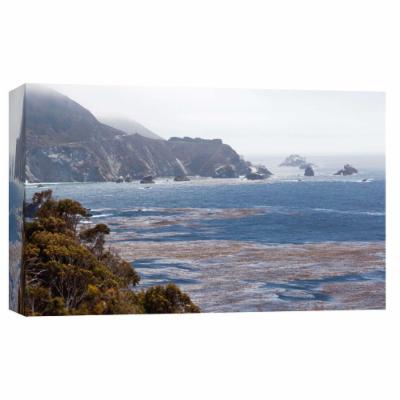 PTM Images 10 in. X 12 in. ''Big Sur 4'' Printed Canvas Wall Art, Multicolored