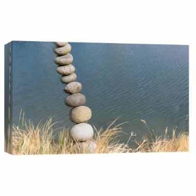 PTM Images 10 in. X 12 in. ''Solid Rock'' Printed Canvas Wall Art, Multicolored