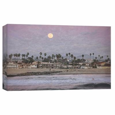 PTM Images 10 in. X 12 in. ''Moonlight Shore '' Printed Canvas Wall Art, Multicolored