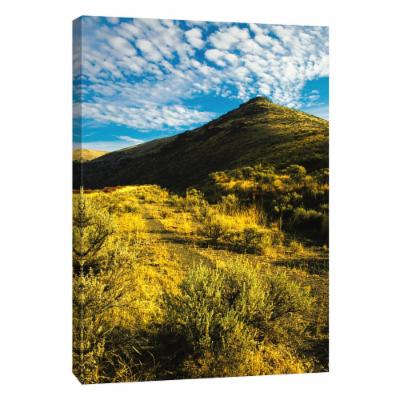 PTM Images 12 in. X 10 in. ''Western Peak'' Printed Canvas Wall Art, Multicolored