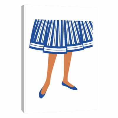 PTM Images 12 in. X 10 in. ''Steppin Out 1'' Printed Canvas Wall Art, Multicolored