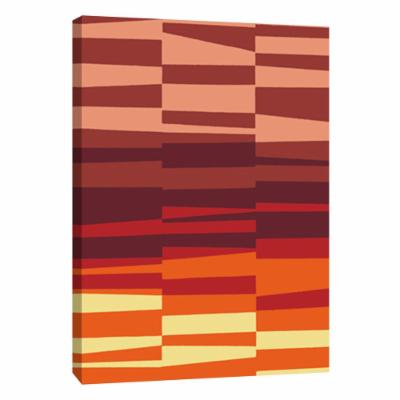 PTM Images 12 in. X 10 in. ''Monochrome Patterns 7 in Multi'' Printed Canvas Wall Art, Multicolored