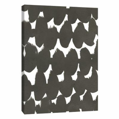 PTM Images 12 in. X 10 in. ''Composition in Black and White 17'' Printed Canvas Wall Art, Multicolored