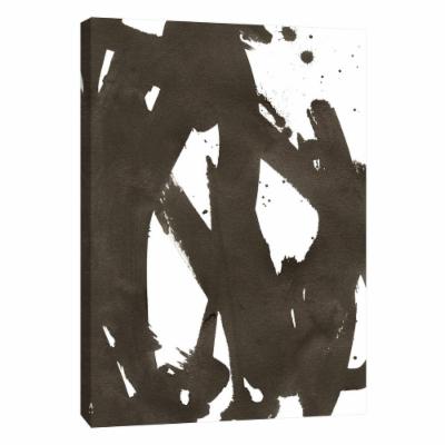 PTM Images 12 in. X 10 in. ''Composition in Black and White 15'' Printed Canvas Wall Art, Multicolored