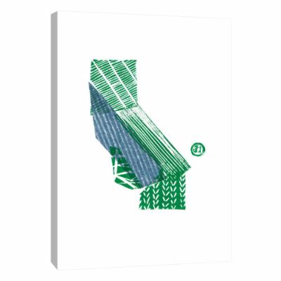 PTM Images 12 in. X 10 in. ''State of the Union 6'' Printed Canvas Wall Art, Multicolored
