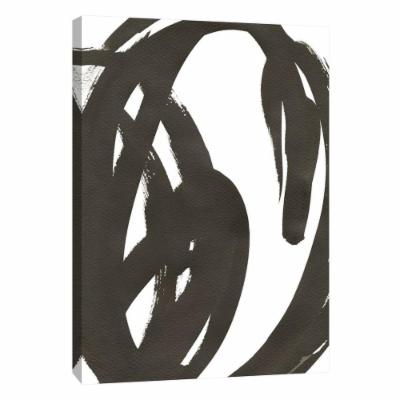 PTM Images 12 in. X 10 in. ''Composition in Black and White 10'' Printed Canvas Wall Art, Multicolored