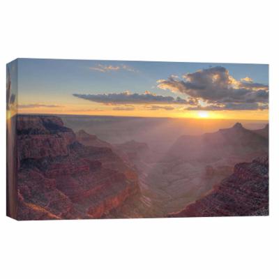 PTM Images 10 in. X 12 in. ''Grand Canyon Sunset'' Printed Canvas Wall Art, Multicolored