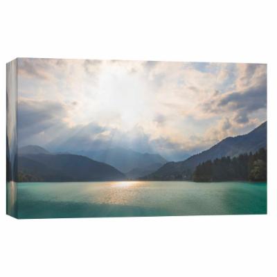 PTM Images 10 in. X 12 in. ''Lake Barcis'' Printed Canvas Wall Art, Multicolored