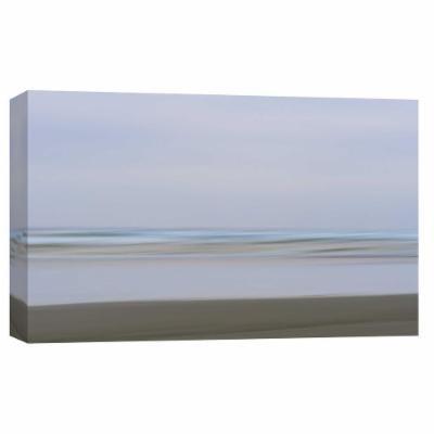 PTM Images 10 in. X 12 in. ''Ocean Beach Abstract 2, Copalis'' Printed Canvas Wall Art, Multicolored