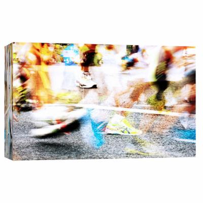 PTM Images 10 in. X 12 in. ''Runners a'' Printed Canvas Wall Art, Multicolored