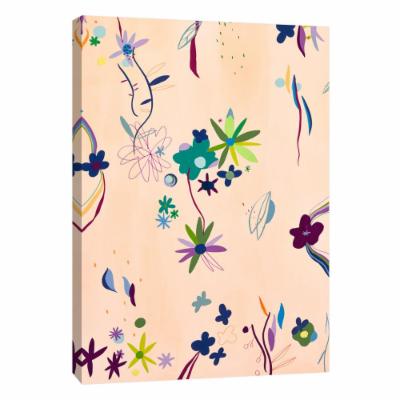 PTM Images 12 in. X 10 in. ''Colorful Spring V'' Printed Canvas Wall Art, Multicolored