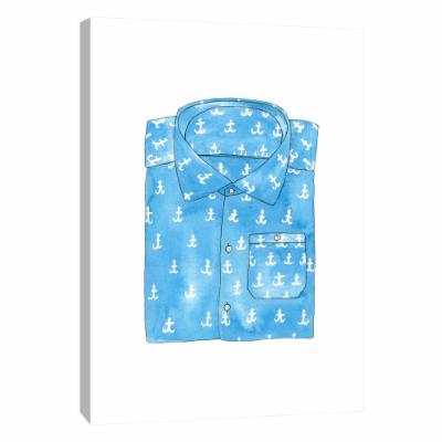 PTM Images 12 in. X 10 in. ''Shirt 1'' Printed Canvas Wall Art, Multicolored