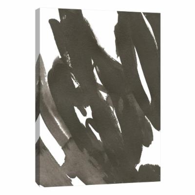 PTM Images 12 in. X 10 in. ''Composition in Black and White 14'' Printed Canvas Wall Art, Multicolored