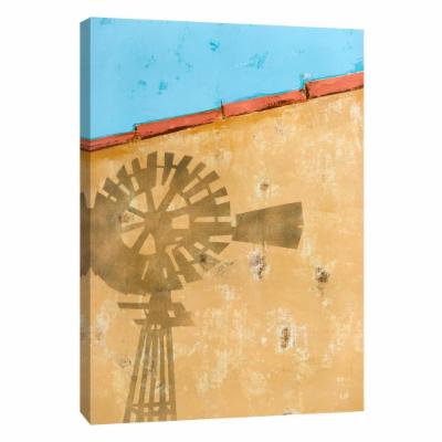 PTM Images 12 in. X 10 in. ''Water Tower'' Printed Canvas Wall Art, Multicolored