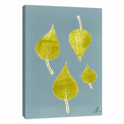 PTM Images 12 in. X 10 in. ''Leaf Sketch'' Printed Canvas Wall Art, Multicolored