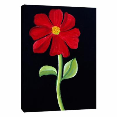 PTM Images 12 in. X 10 in. ''Red Cosmos'' Printed Canvas Wall Art, Multicolored