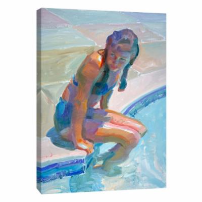 PTM Images 12 in. X 10 in. ''Cool Reflection'' Printed Canvas Wall Art, Multicolored