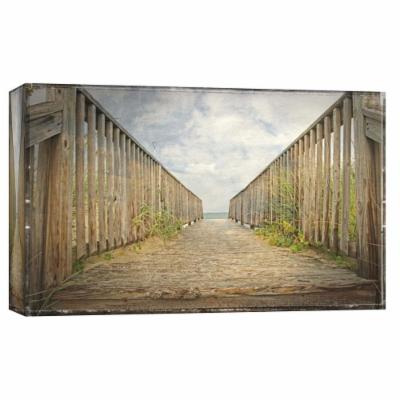 PTM Images 10 in. X 12 in. ''Path to the Sea '' Printed Canvas Wall Art, Multicolored