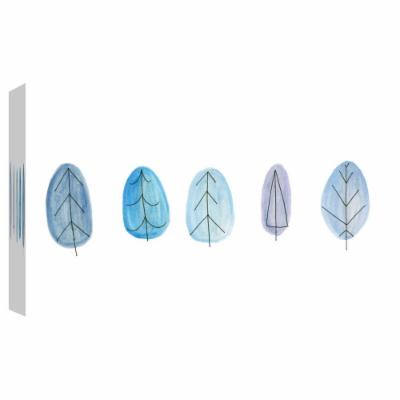 PTM Images 10 in. X 12 in. ''Trees 2'' Printed Canvas Wall Art, Multicolored