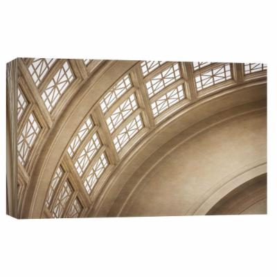 PTM Images 10 in. X 12 in. ''Union Station Ceiling Detail 2 '' Printed Canvas Wall Art, Multicolored