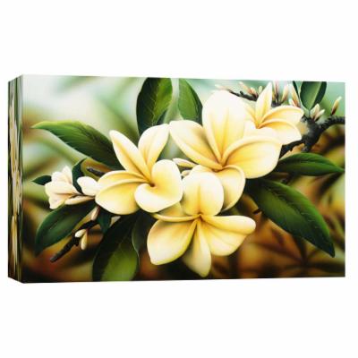 PTM Images 10 in. X 12 in. ''Delicate Flower'' Printed Canvas Wall Art, Multicolored