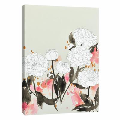 PTM Images 12.in X 10.in ''Alabaster Garden 2'' Printed Canvas Wall Art, Multicolored