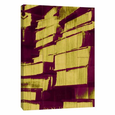 PTM Images 12 in. X 10 in. ''New Book - Pink and Yellow'' Printed Canvas Wall Art, Multicolored