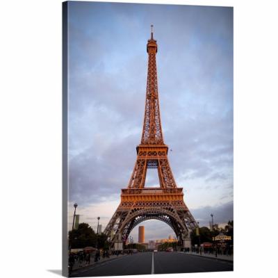 GreatBigCanvas Eiffel Tower at Golden Hour by Circle Capture Canvas Wall Art, Multi-Color